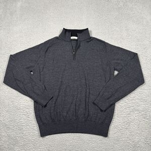 Rye 51 Merino 1/4 Zip Pullover 100% Merino Wool Size Large